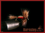 humpy red dry fly