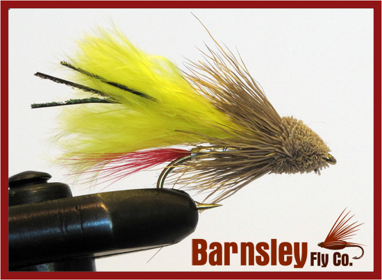 Marabou Muddler Yellow Streamer Fly