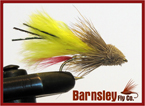 marabou muddler yellow streamer fly